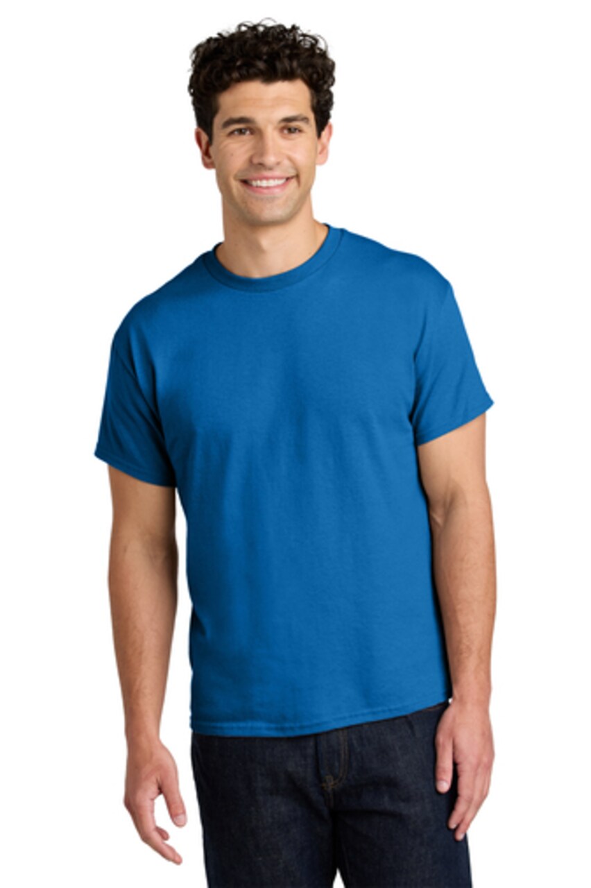 Gildan Heavy Cotton Crewneck Short Sleeve T-Shirt 5.3 oz 100% Cotton Classic Fit Durable Everyday Blank Tee
